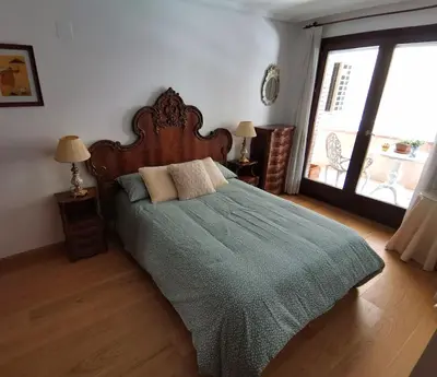Cama o camas de una habitación en Apartamento El Olivo