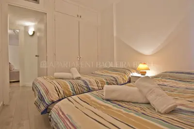 Cama o camas de una habitación en Apartarent 1500 - Apartamento Guarbes