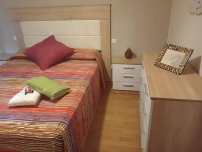 Cama o camas de una habitación en Estilo y comodidad