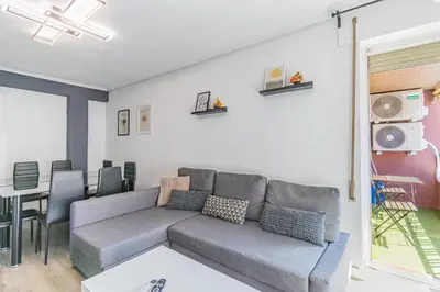 Zona de estar de Your Large Family Apartment in Zaragoza