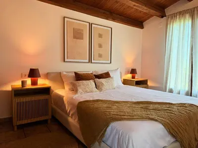Cama o camas de una habitación en Casa Petra