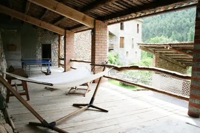 Un balcón o terraza de Cal Pallerola