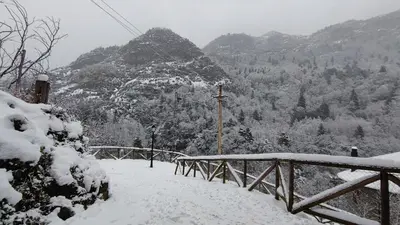 El Llano Descanso en invierno