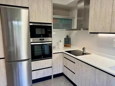 Una cocina o zona de cocina en Vista Pirineos, wifi y petfriendly - Arafita Apartamentos