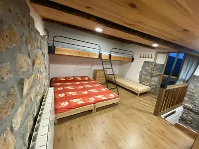 Cama o camas de una habitación en Casa Narcís