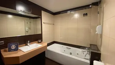 Un baño de Hotel Villa de Andosilla