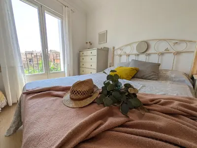 Cama o camas de una habitación en Mirador de San Andrés