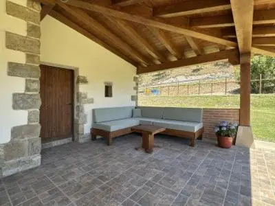 Un patio o zona al aire libre en Casa Rural Elizalde