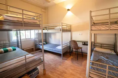Cama o camas de una habitación en Alberg Xerta - Allotjament rural
