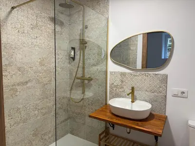 Un baño de Apartamentos Pirineo