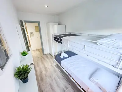 Cama o camas de una habitación en Ribera del Pilar - Turistea