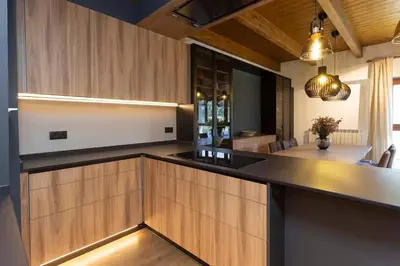 Una cocina o zona de cocina en Roquenegre