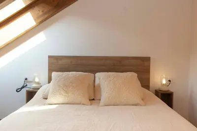 Cama o camas de una habitación en Roquenegre