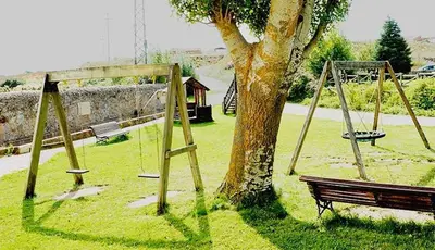 Jardín al aire libre en Alojamiento Rural La Arboleda