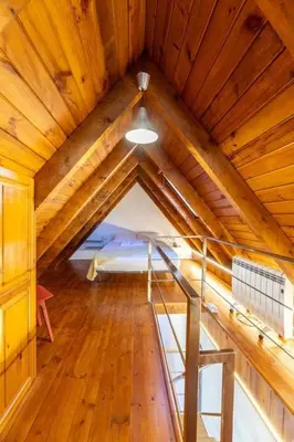 Cama o camas de una habitación en Las casitas de mache - LAROCA