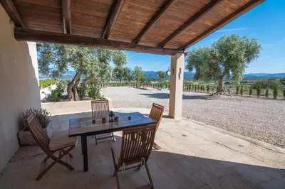Paisaje cerca of this country house