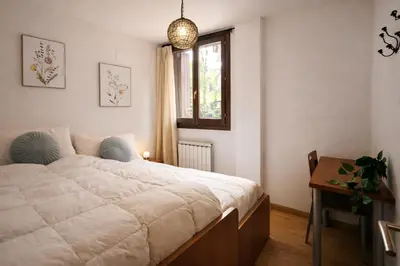 Cama o camas de una habitación en Pacino views l wifi l garaje l terraza l vistas