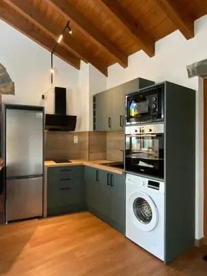 Una cocina o zona de cocina en Apartamentos El Plano