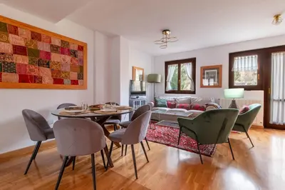 Zona de estar de Casa Pilar Escarrilla - Games Room - Ski - Views - Parking - Wifi