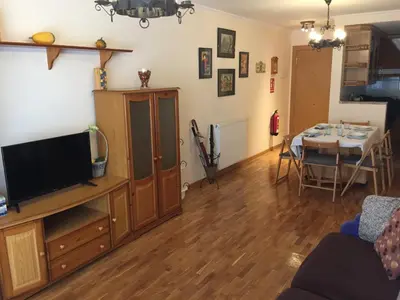 Una televisión o centro de entretenimiento en Apartamento Peñaguda Estella by Clabao