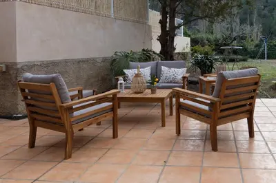 Zona de estar de Casa rural La Plana