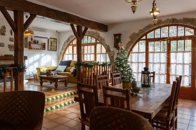 Zona de estar de Casa rural La Plana