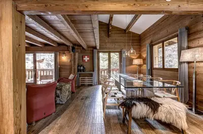 Zona de estar de Spectacular Casa en Montaña