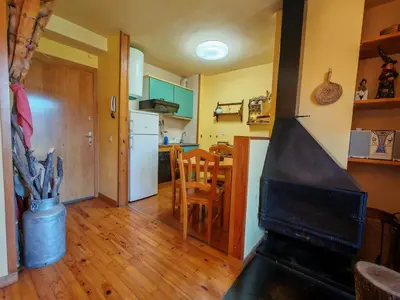 Una cocina o zona de cocina en Sant Climent de Taüll - Vistas privilegiadas y chimenea - Aiguals 1