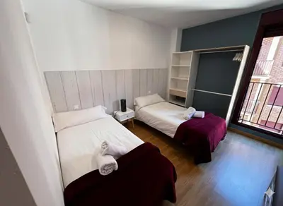 Cama o camas de una habitación en Nido de Sabi