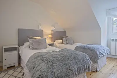 Cama o camas de una habitación en Luderna - Apartamento Era Aigueta