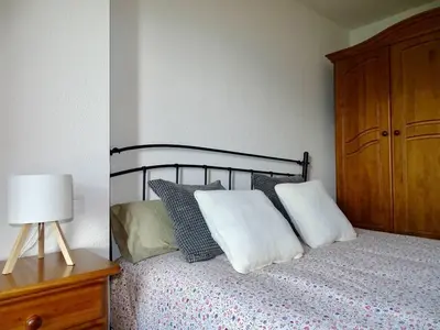 Cama o camas de una habitación en Apartamento en Cerler con vistas. Edif Aigualluts