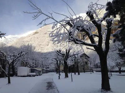 Camping Boneta en invierno