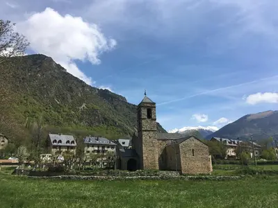Paisaje cerca de este camping
