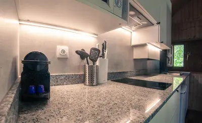 Una cocina o zona de cocina en Camping Boneta