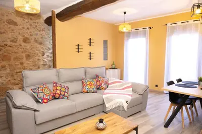 Zona de estar de Ca La Padrina