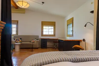 Cama o camas de una habitación en Loft en Santa Engracia - Entre el Moncayo y Las Bardenas