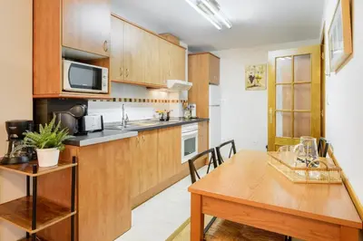Una cocina o zona de cocina en Alojamiento Las Guixas Villanua