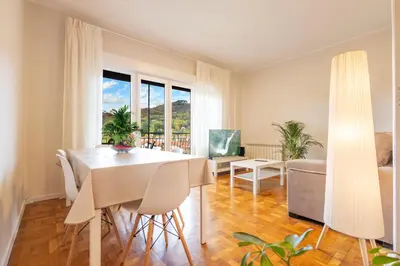 Zona de estar de Bizi Baztan Apartamento Aguirre