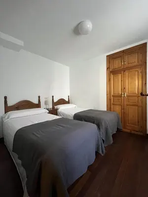 Cama o camas de una habitación en Casa Damián del Baile Casas Rurales