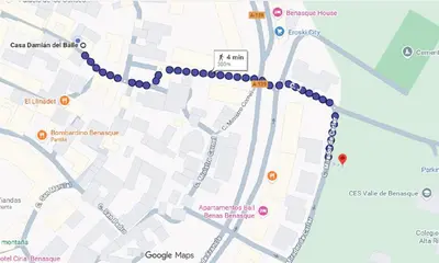 Plano de Casa Damián del Baile Casas Rurales