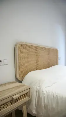 Cama o camas de una habitación en Cal Perot Apartamento turístico en Les Borges Blanques