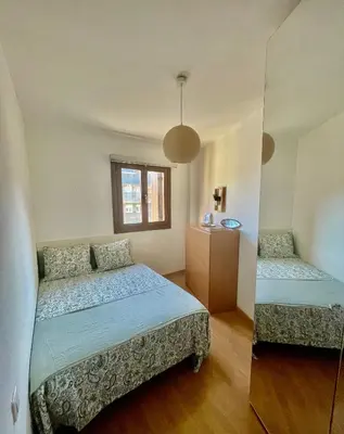 Cama o camas de una habitación en Sol de Biescas