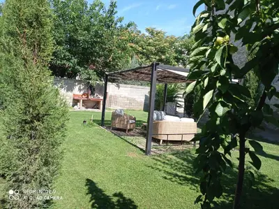 Jardín al aire libre en Casa Rural Alicia
