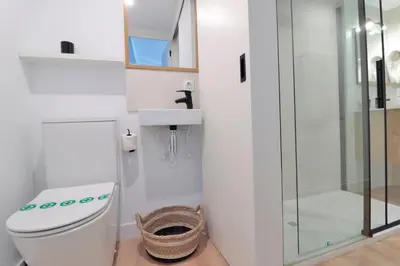 Un baño de Apartarent 1500 - Apartamento Sanglier