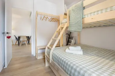 Cama o camas de una habitación en S14 eraclau - Eth Malhòl en Sapporo Vielha