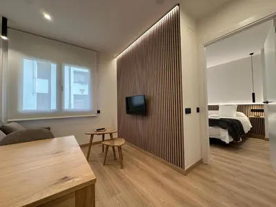 Una televisión o centro de entretenimiento en El tossalet Hotel - Apartament