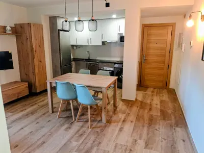 Una cocina o zona de cocina en Apartamentos Casa Domec