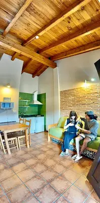 Zona de estar de Apartahotel Valle de Rodellar