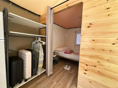 Cama o camas de una habitación en Tienda Guara