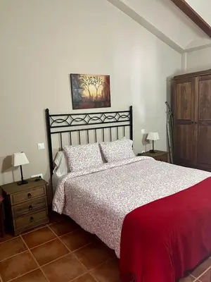 Cama o camas de una habitación en La Paidera de Cutanda